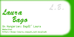 laura bago business card